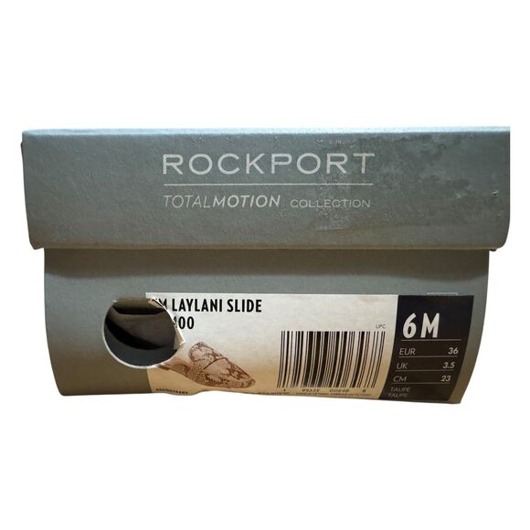 Rockport Total Motion Laylani Slide Taupe Snake Skin Women’s Size 6M - Picture 10 of 10